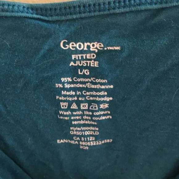 Women's Blue Spaghetti Strap Top - Picture 3 of 3